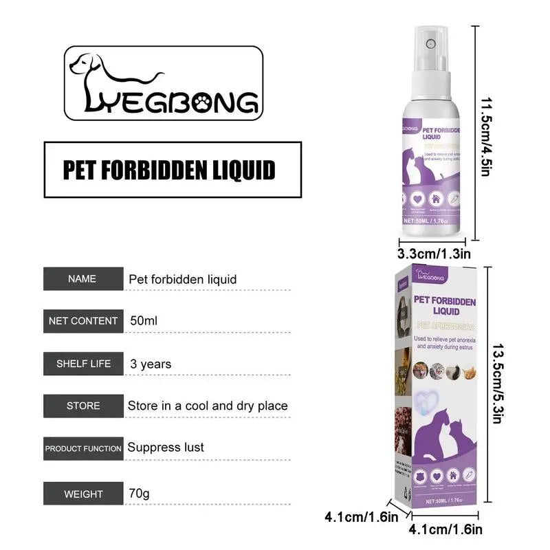 Pet Prohibition Spray for Cats & Dogs