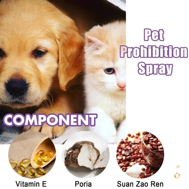 Pet Prohibition Spray for Cats & Dogs
