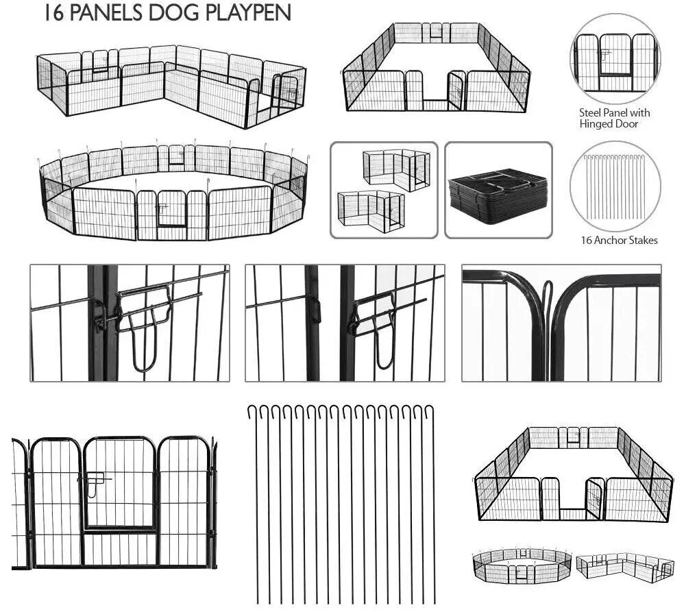 16 Panel Playpen Crate