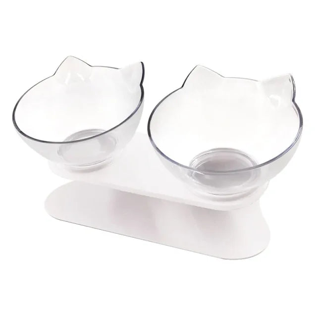 Double Bowl with Raised Stand