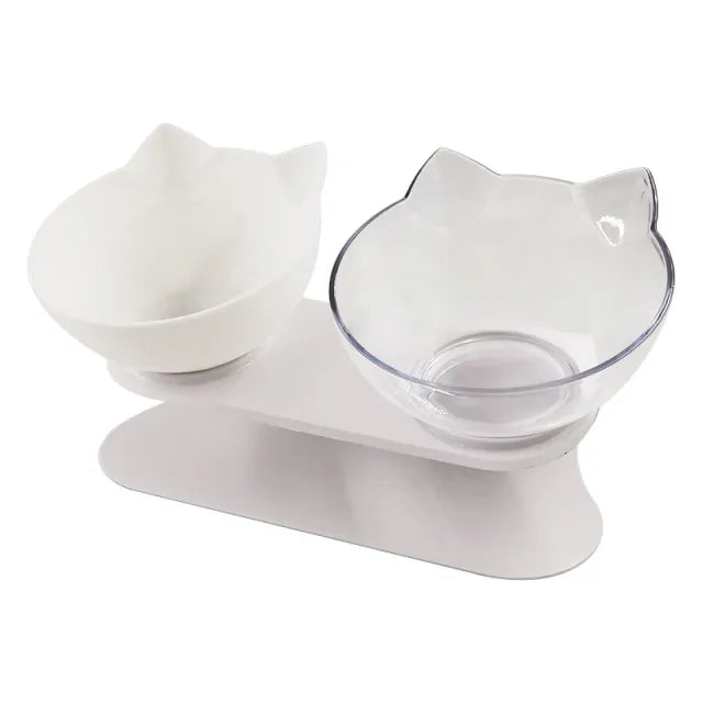 Double Bowl with Raised Stand