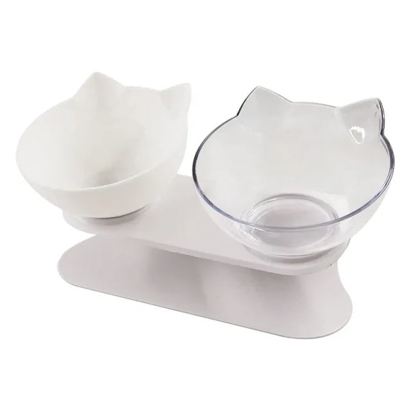Double Bowl with Raised Stand