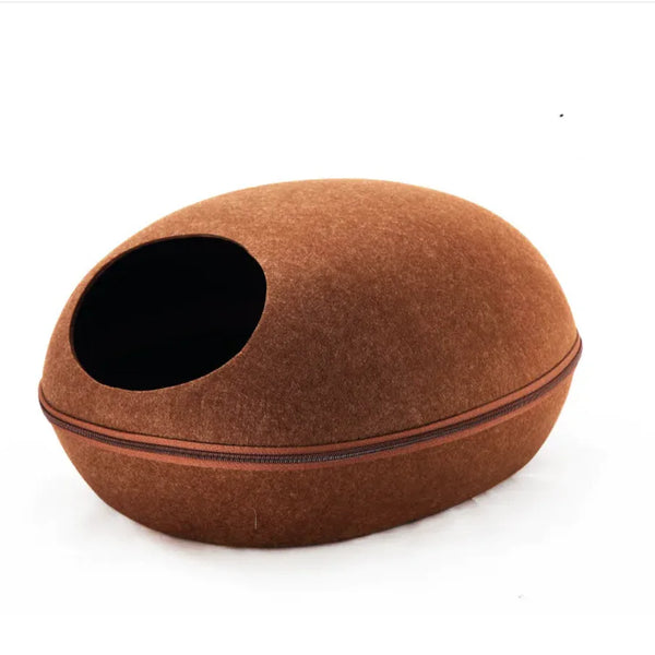 Removable Eggshell Cat Bed